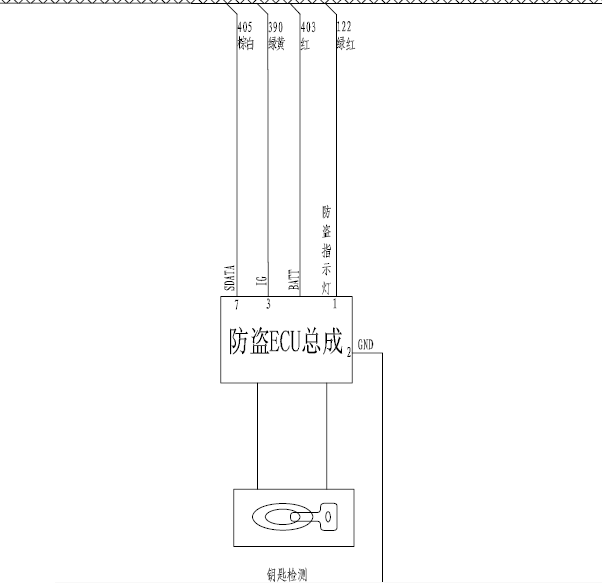 长城H5柴油防盗盒电路图