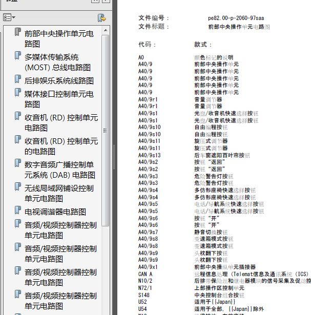 12年奔驰S600音响系统线路图