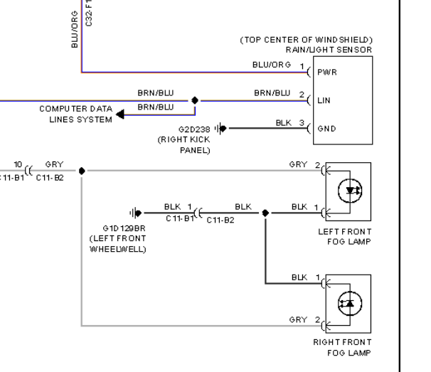 2014年路虎揽胜大灯清洗电路图