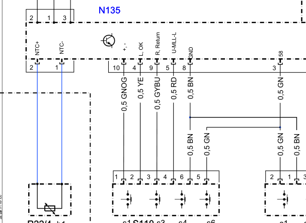 14年奔驰CLS300方向机线路图