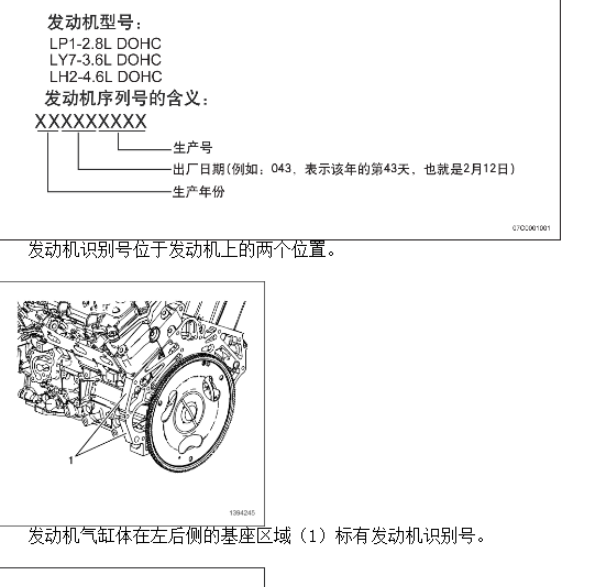 07年凯迪拉克赛威发动机号码位置