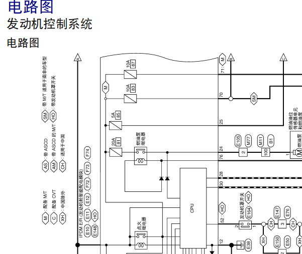 发动机电路图