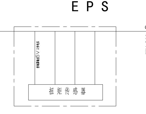 2016-2017年长安CS35转向角传感器（扭矩传感器）电路图