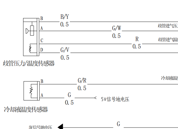 黄海4G63发动机电路图