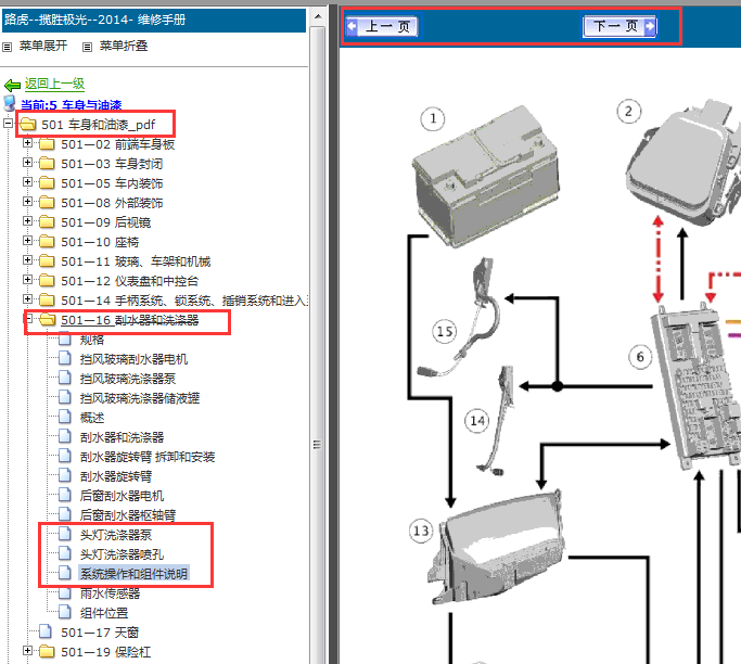 2014年路虎揽胜极光大灯喷嘴资料