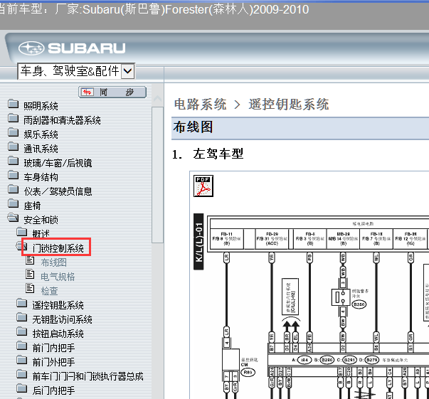 2009-2010年门锁电路图