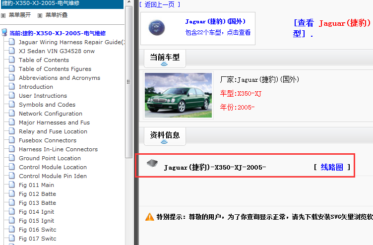 2005年捷豹XJ电路图