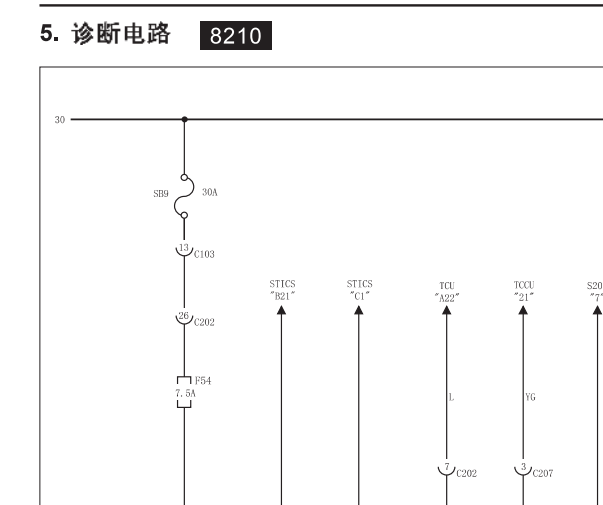 双龙爱腾诊断电路图