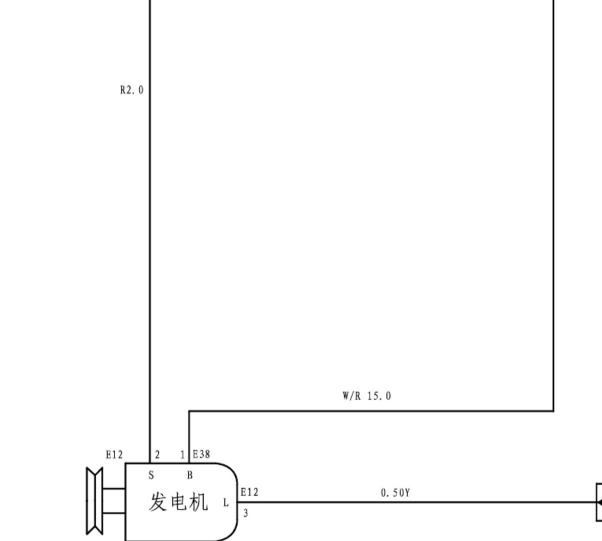 江淮瑞风充电电路图