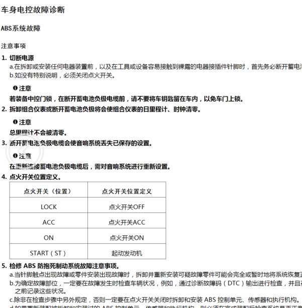 北汽福田拓路者E故障码诊断