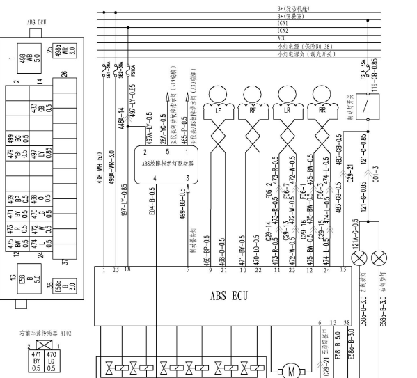 16年菱智M5线路图