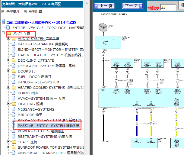 2014年大切诺基电路图
