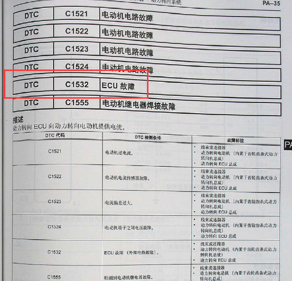 12年丰田锐志故障码诊断步骤