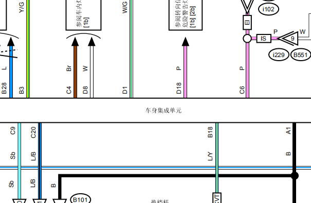 2017年斯巴鲁森林人车身电路图