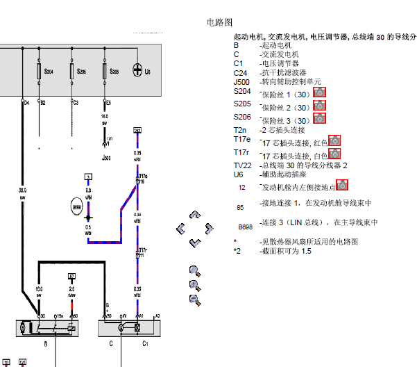 CUH发动机线路图