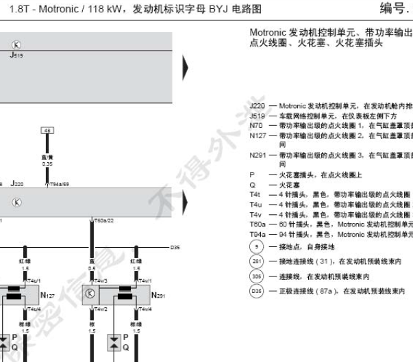 斯柯达明锐发动机线路图