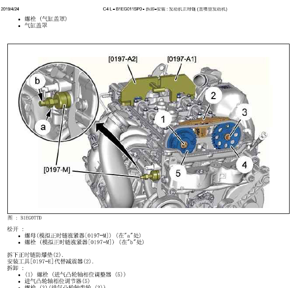 雪铁龙C4L发动机正时