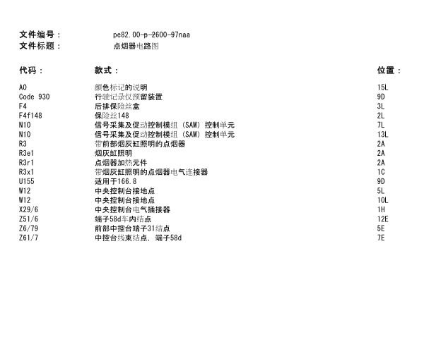 17年奔驰GLS500点烟器线路图