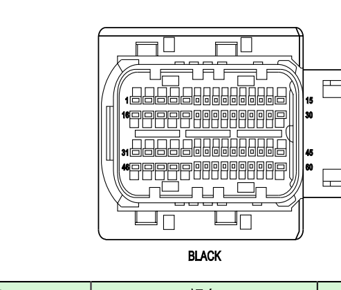 17年荣威I6发动机电脑针脚定义94+60