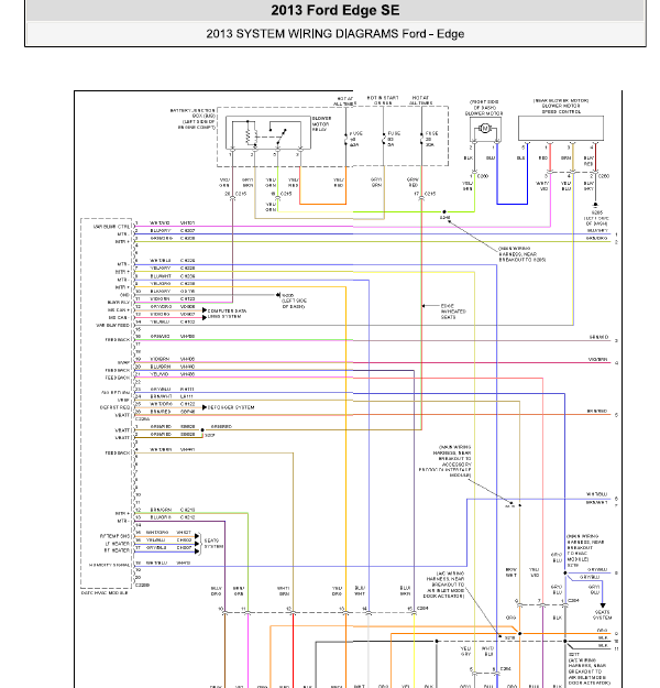 2013年福特锐界电路图
