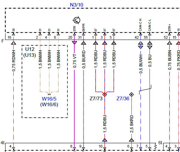 奔驰GLK200发动机电路图