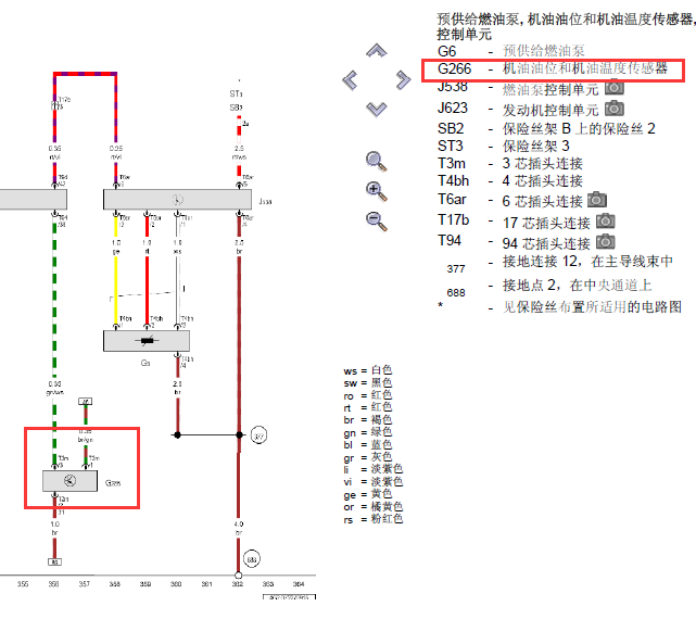 奥迪A6L  CLX发动机线路图