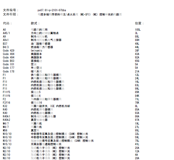 17年SMART发动机线路图