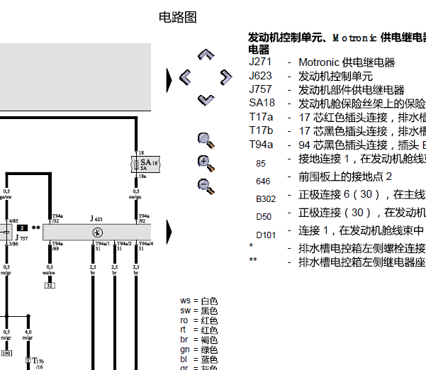奥迪A6  PBJ发动机电路图