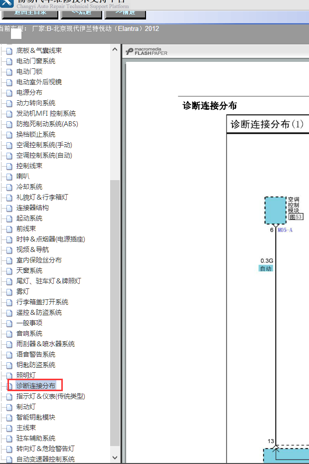 12年伊兰特通讯电路图