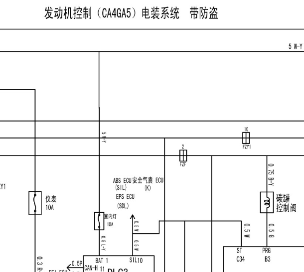 CA4GA5发动机电路图