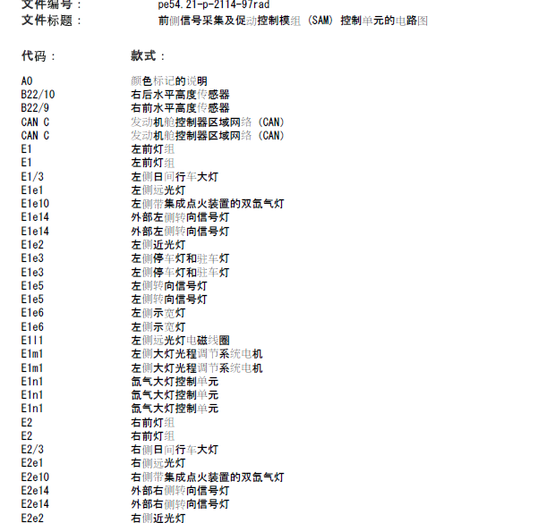 07年奔驰R350大灯线路图