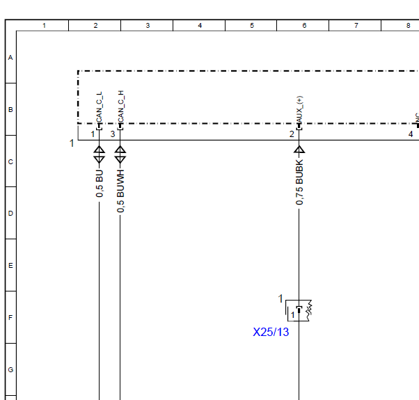 16年奔驰GLA200变速箱线路图