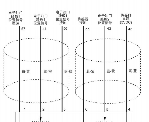 福特拓路者发动机电路图