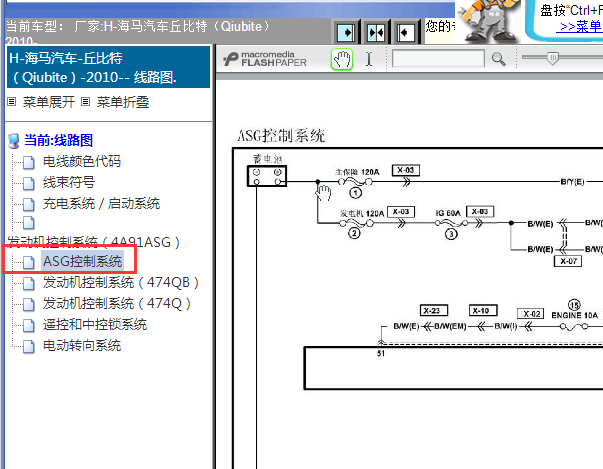 2010年海马ASG变速箱电路图