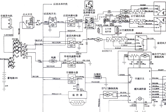 汇众伊思坦纳空调电路图