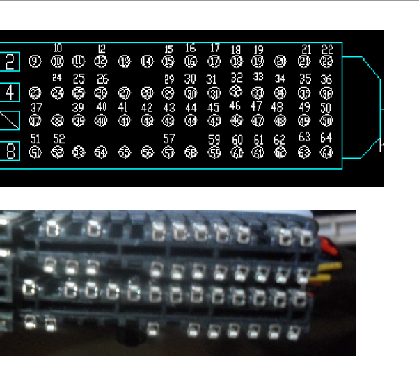 SQR477F发动机针脚