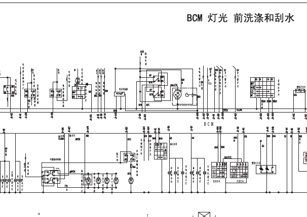 2010年长城哈弗H5车身电路图