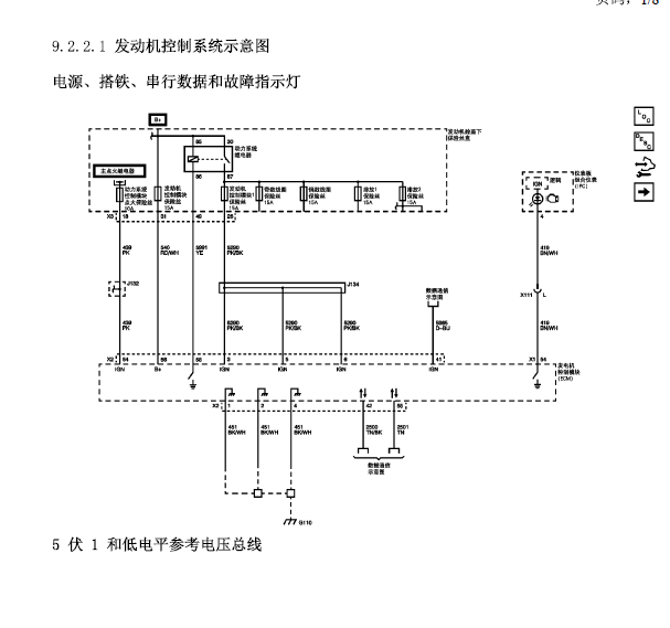 09年别克昂科雷发动机线路图