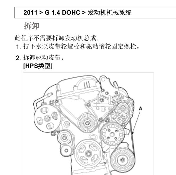 11年瑞拉发动机机械