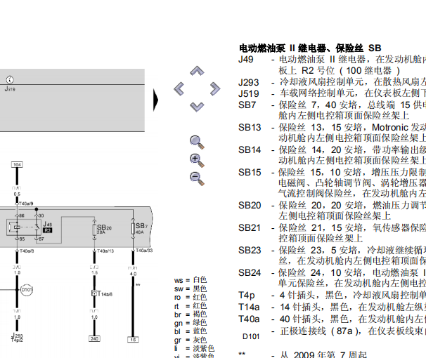 2008年斯柯达明锐风扇电路图