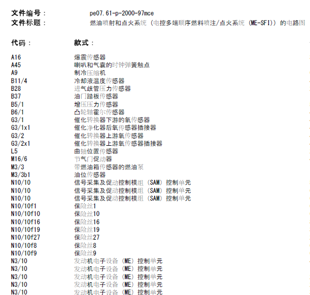 13年奔驰smart发动机线路图