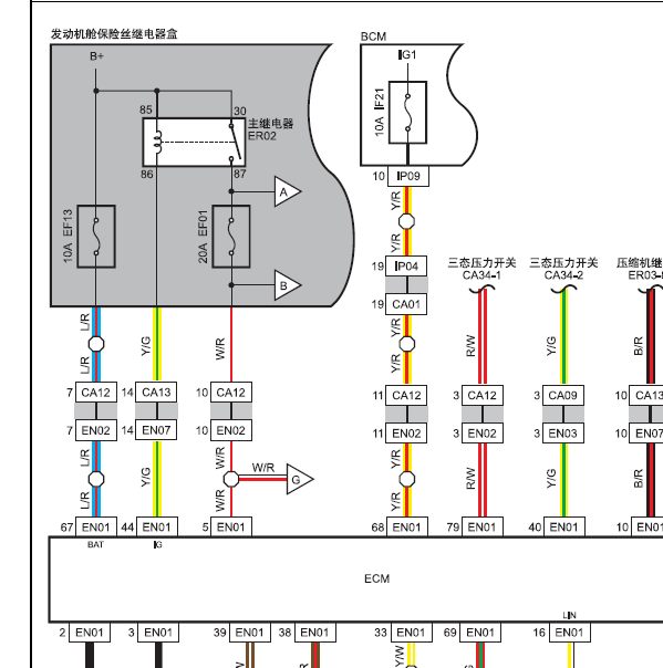 4A91S发动机电路图