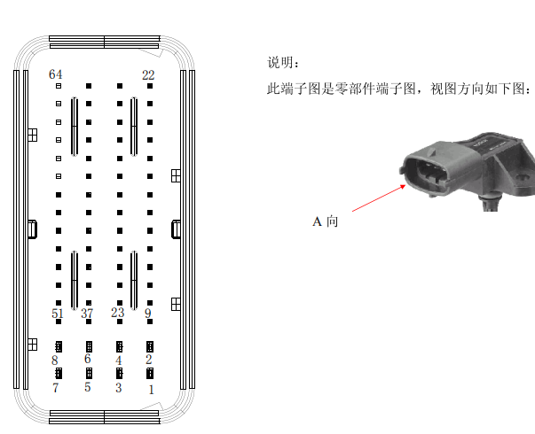 SQR371发动机针脚资料