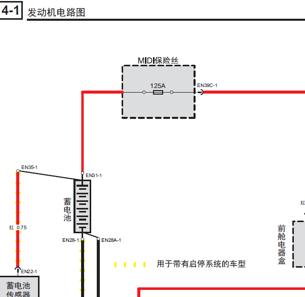 16年传祺GA6发动机线路图