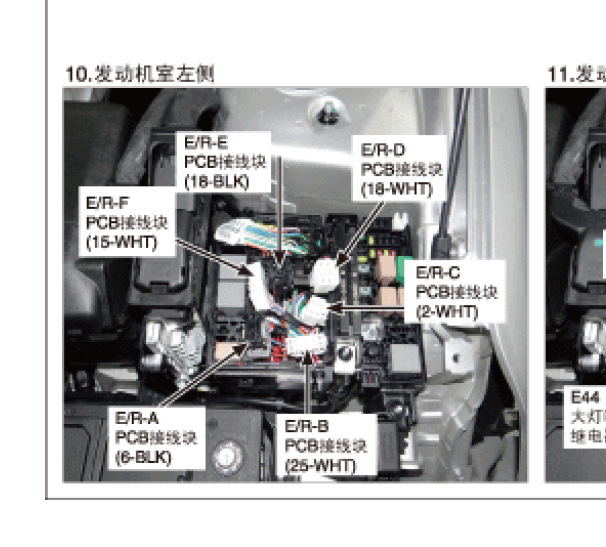 2017年起亚K5PCB盒安装位置图