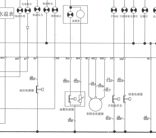 依维柯车速传感器电路图