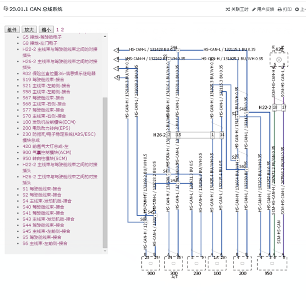 观致3通讯系统线路图