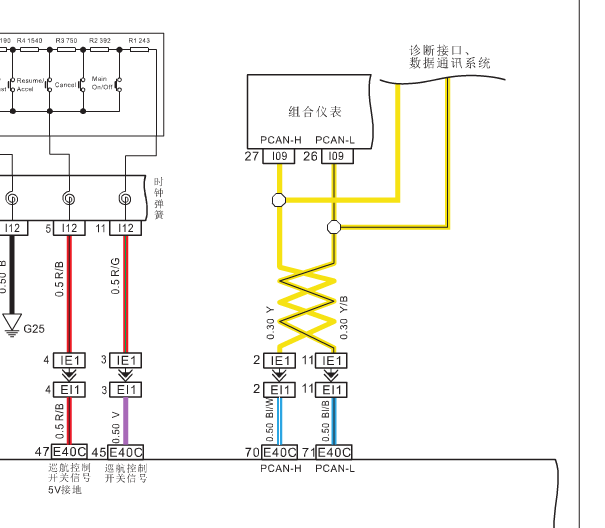 2017年力帆X80 CAN相关电路图