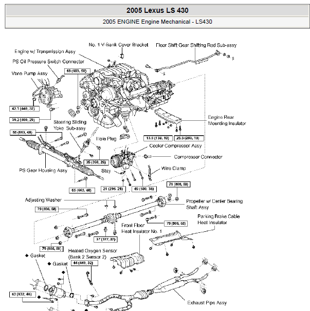2005年凌志LS430发动机维修手册
