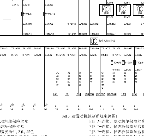中华H230发动机电路图